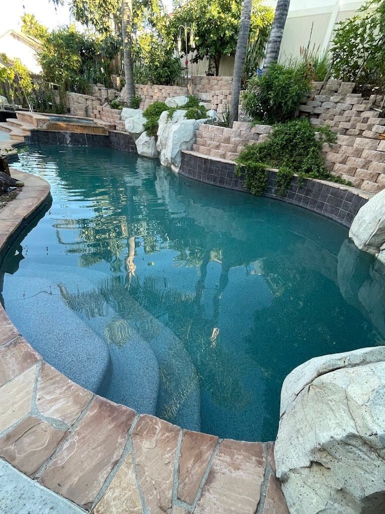 Pool construction project in Riverside County, California